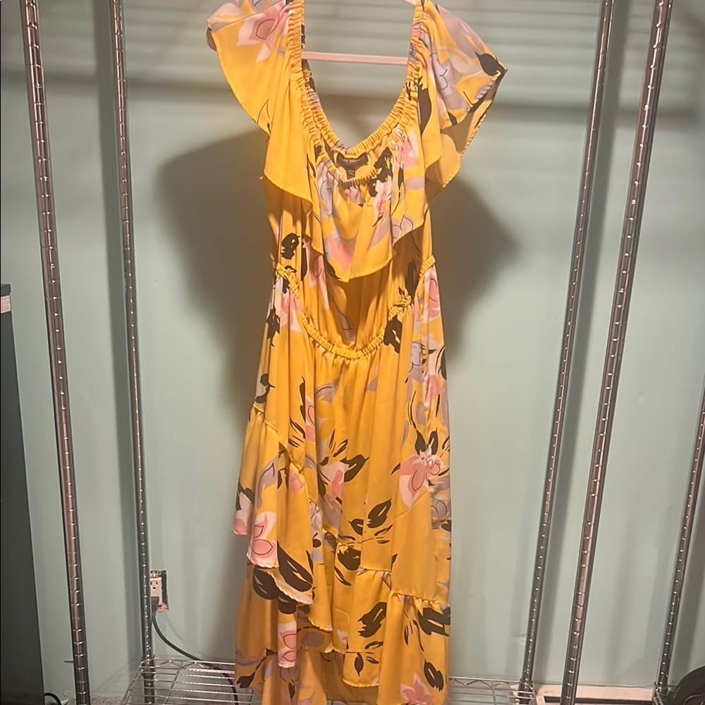 Floral Yellow Dress